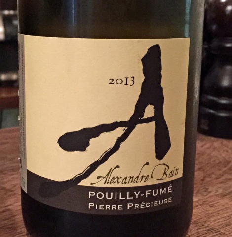 That delicious Pouilly Fume...